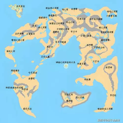 勇者斗恶龙4迷宫地图