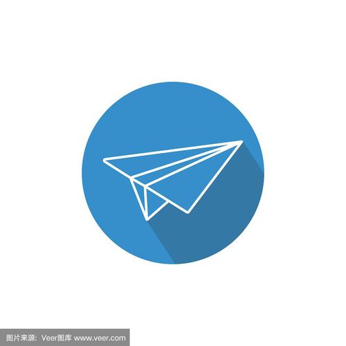 白色纸飞机图标的软件