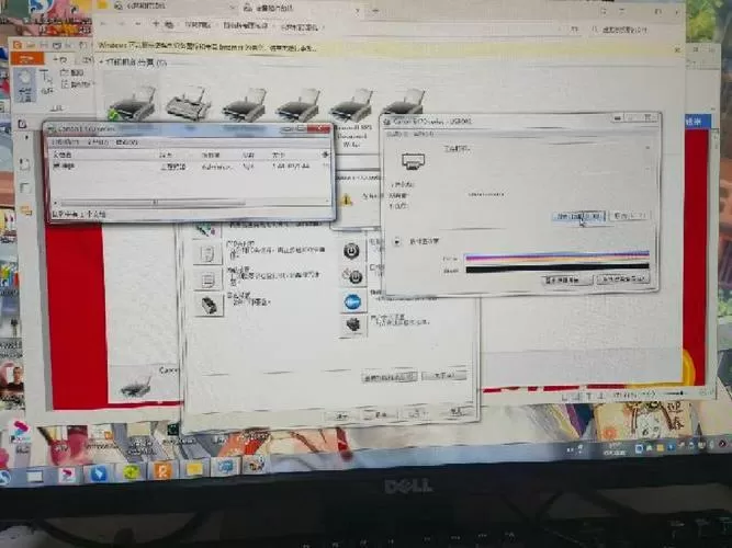 佳能打印机换墨盒后不能使用截图