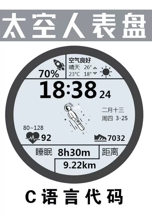 iwatch太空人表盘设置图标