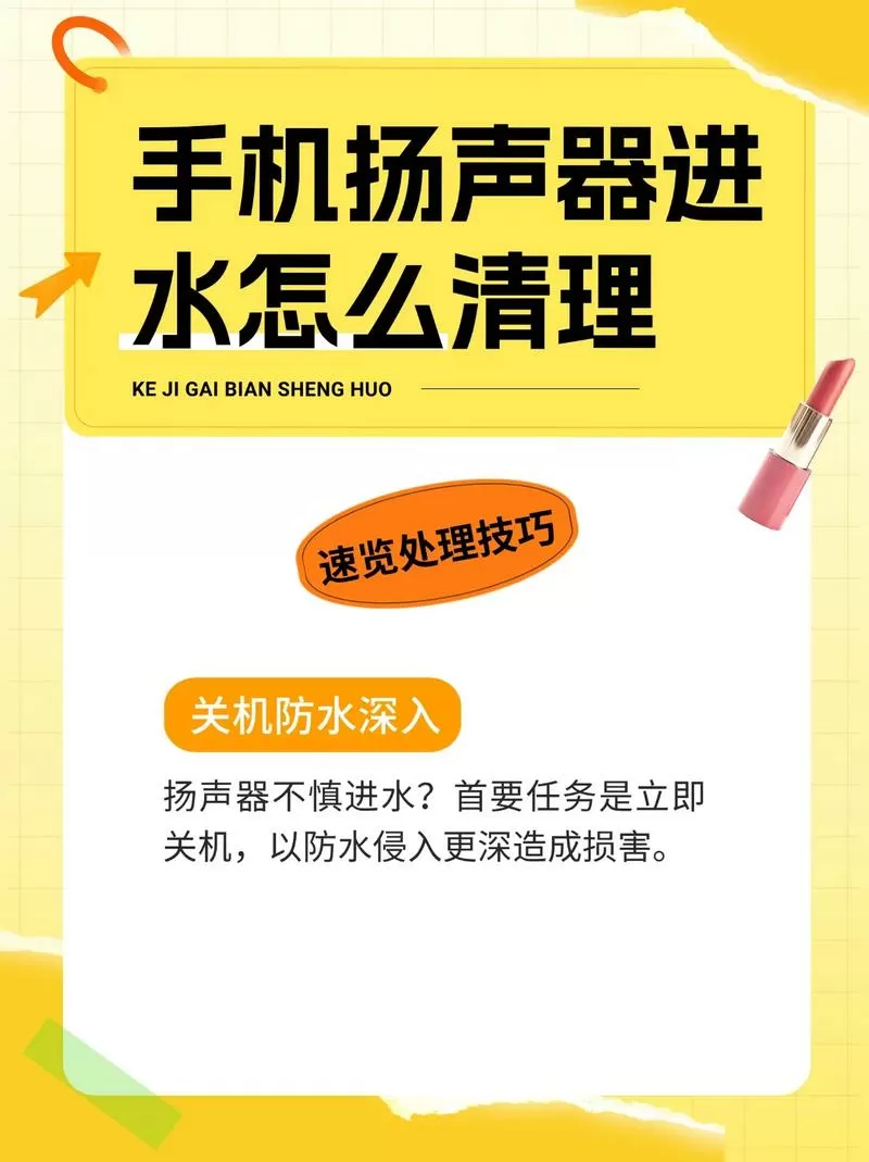 手机声道进水了声音变杂怎么办