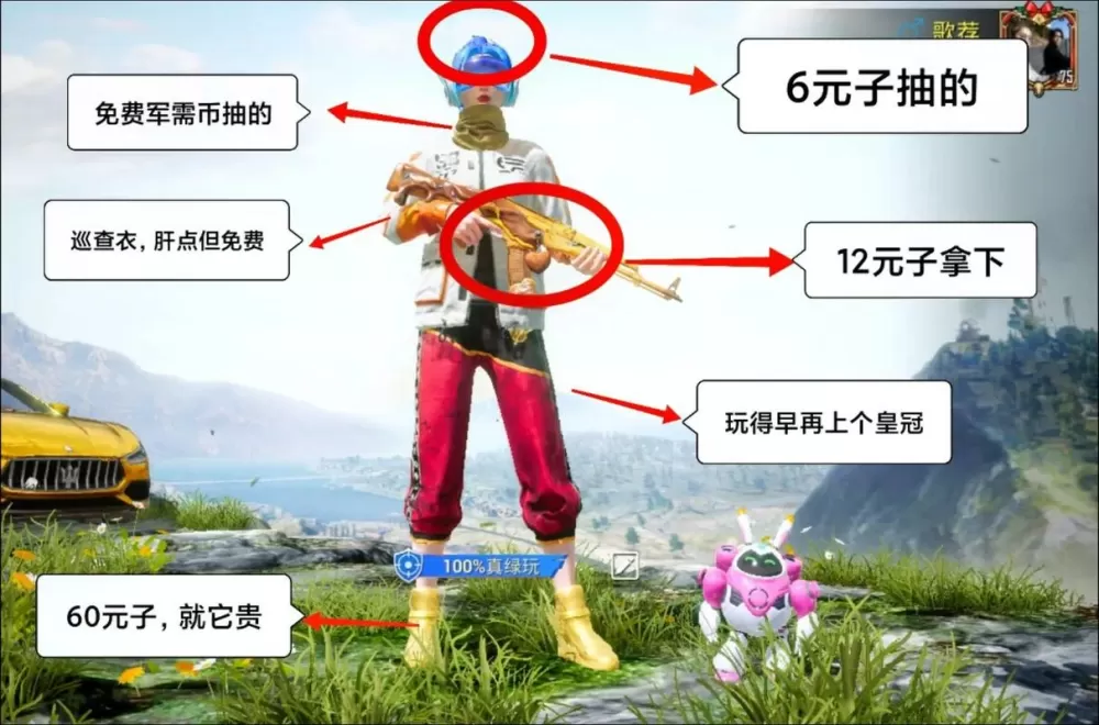 和平精英怎样不充钱获得皮肤