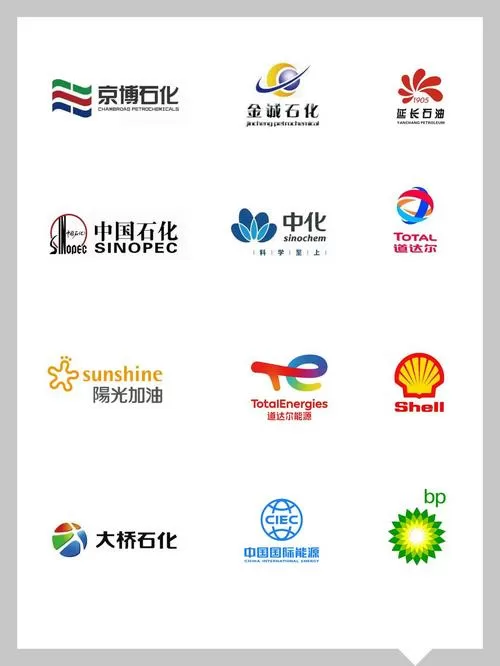 加油站蓝色和红色的区别