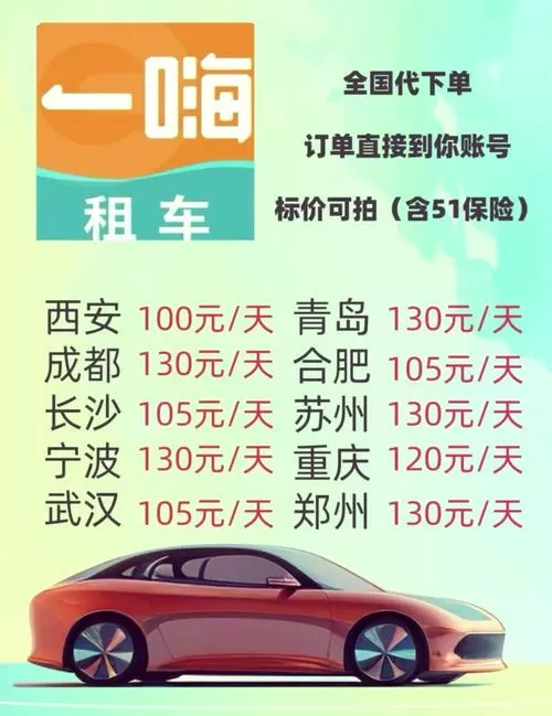 2025一嗨租车价目表