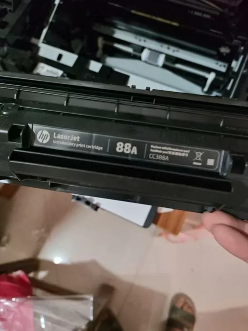 惠普打印机显示用过的黑色碳粉盒