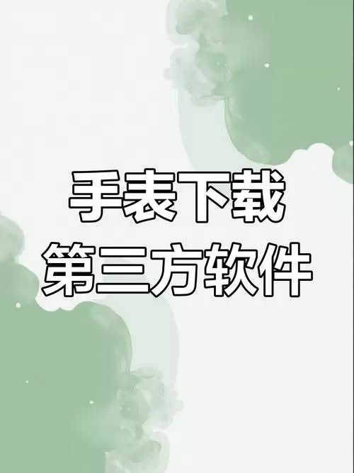 手表如何下载第三方应用截图