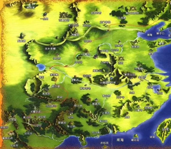 单机版天龙八部大地图