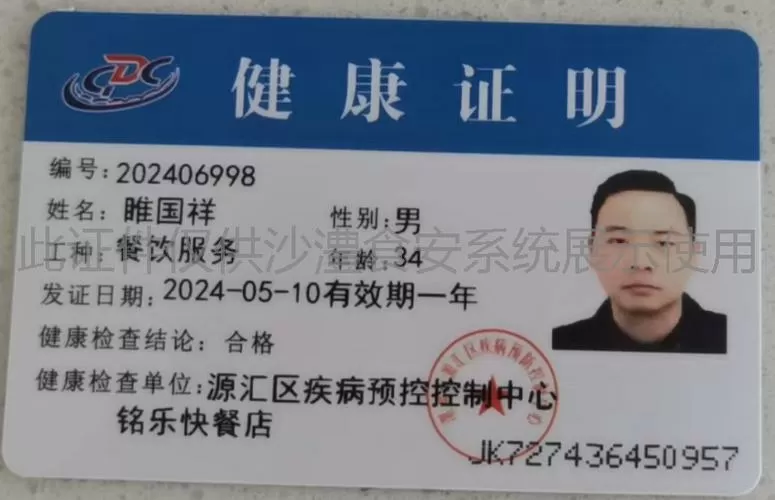 健康证可以p图吗