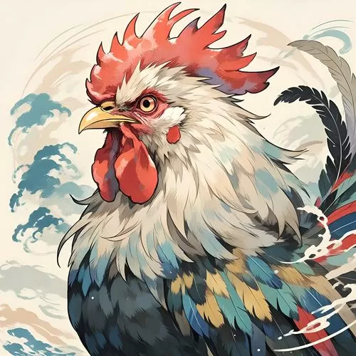 我画斗鸡架