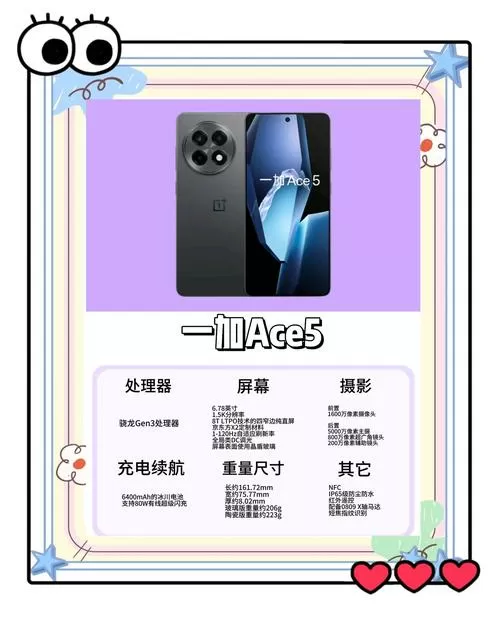 一加ace5的孔位图解说明