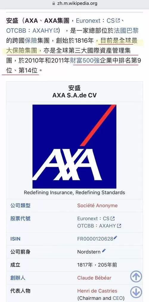 axa安盛集团