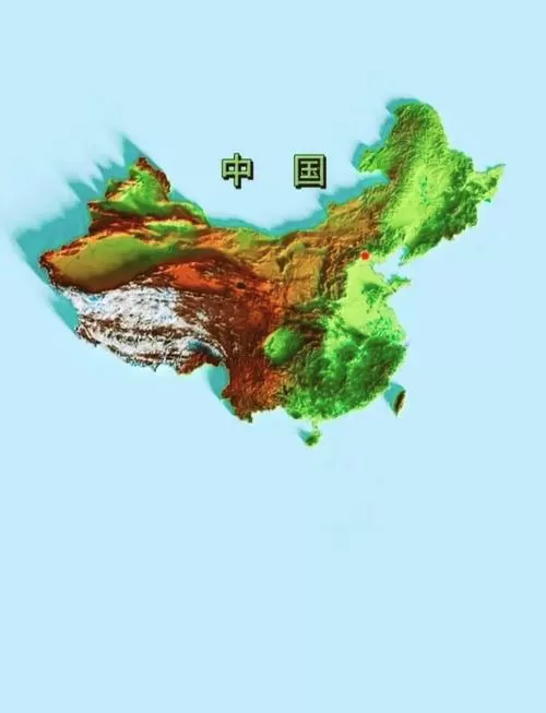 中国地形地图全图