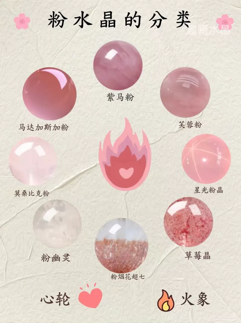 粉水晶有几种颜色