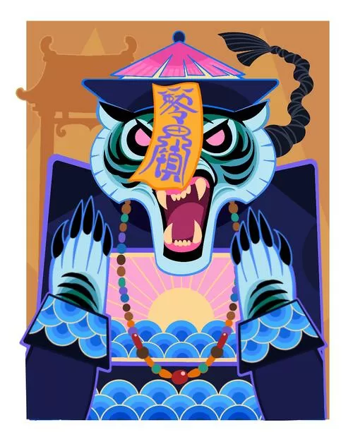 老虎大战丧尸