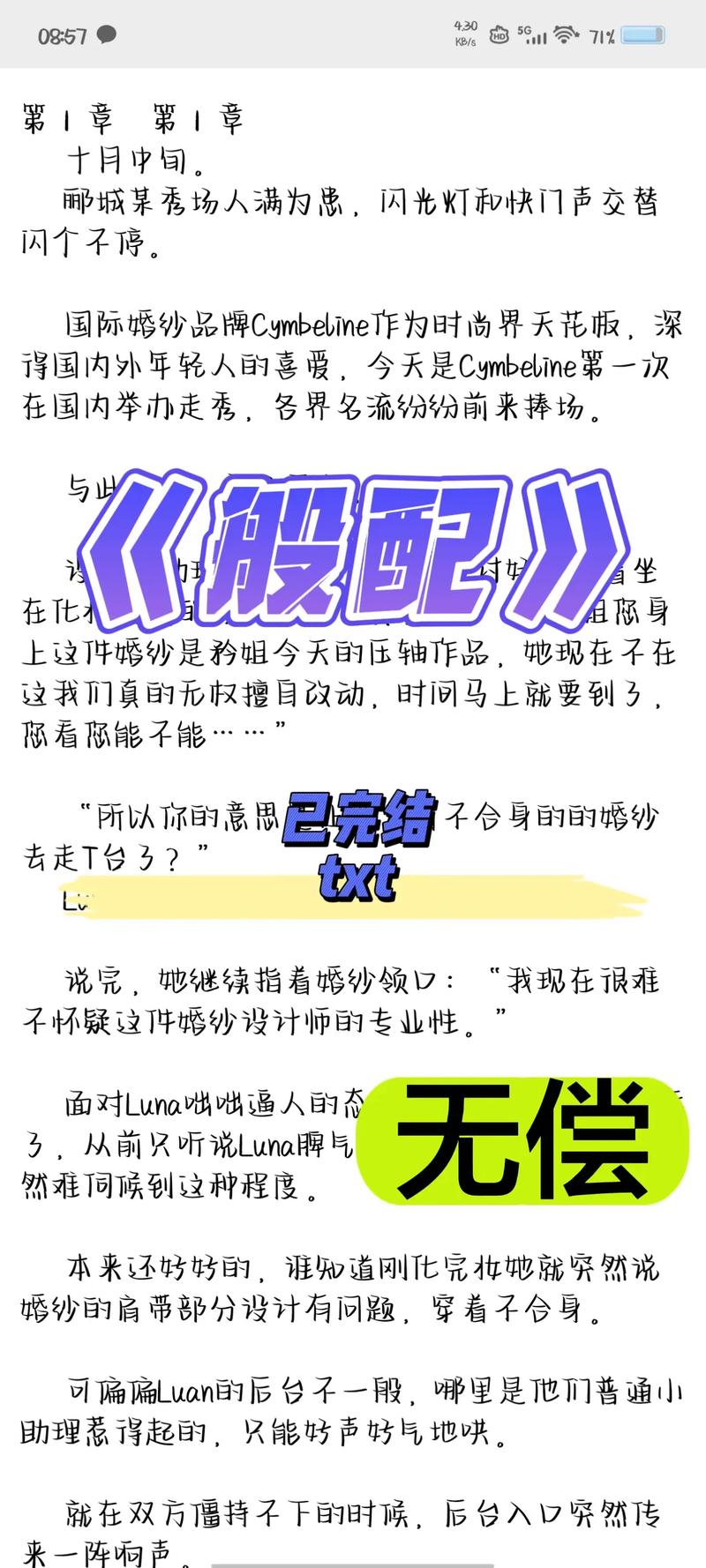 般配小说谈矜TXT