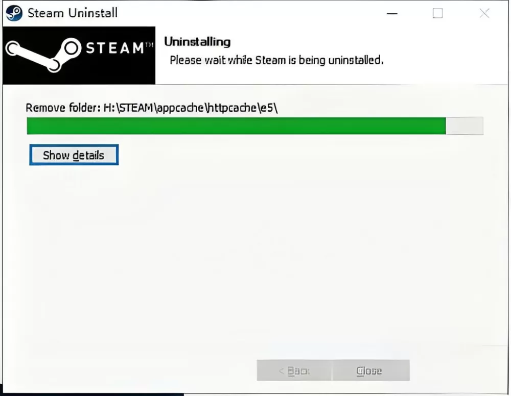 steam游戏卸载不掉