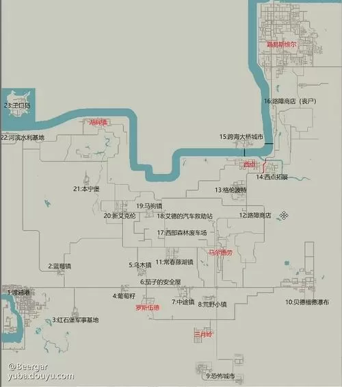 僵毁mod地图位置详解