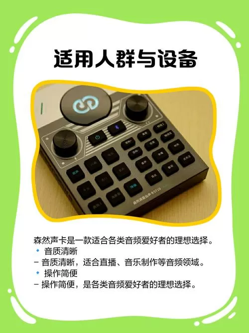 森然声卡使用教程视频