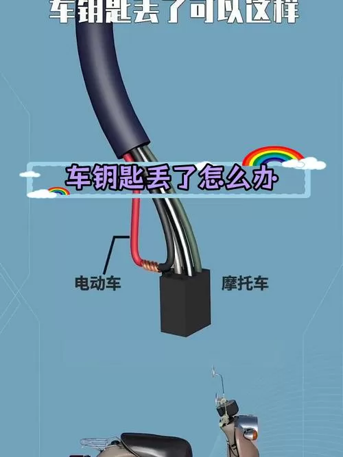 电动车钥匙丢了接线图