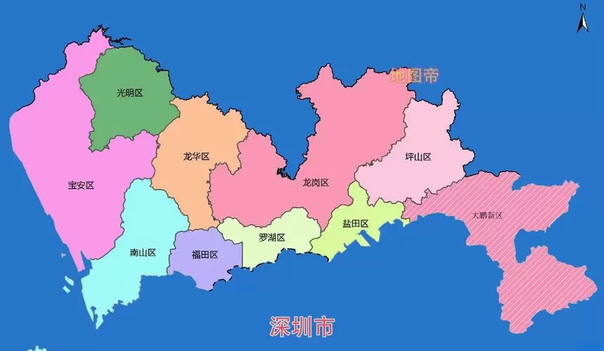 深圳地图全图可放大
