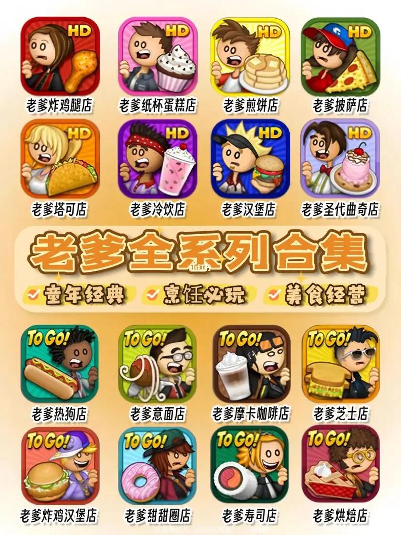 老爹系列游戏大全无限金币永久免费版