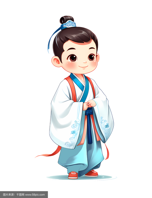 动漫男生古代衣服