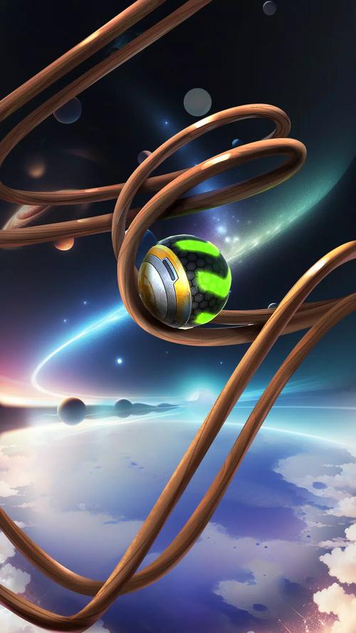 太空平衡球3D老游戏太空背景无需付费版
