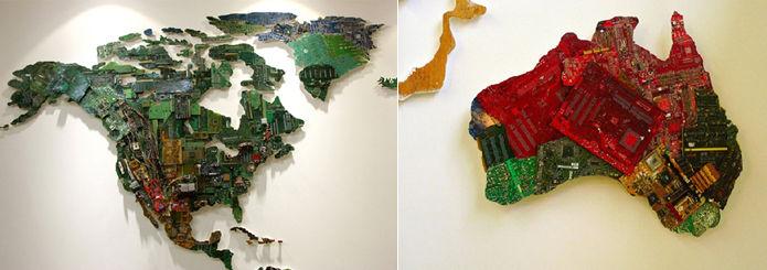 自制世界地图