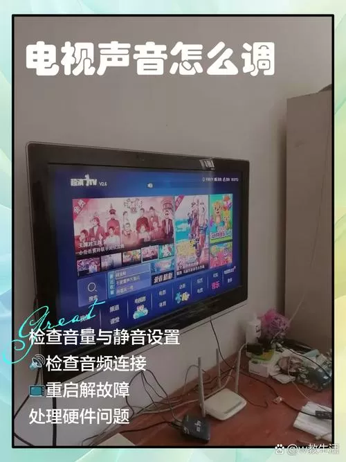 电视上声音图标一直显示怎么办