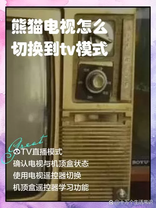 熊猫电视怎么切换到TV模式