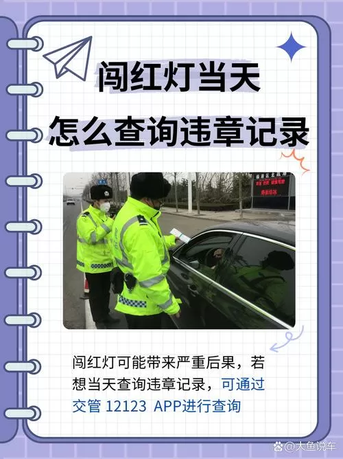 怀疑自己闯红灯怎么快速查询