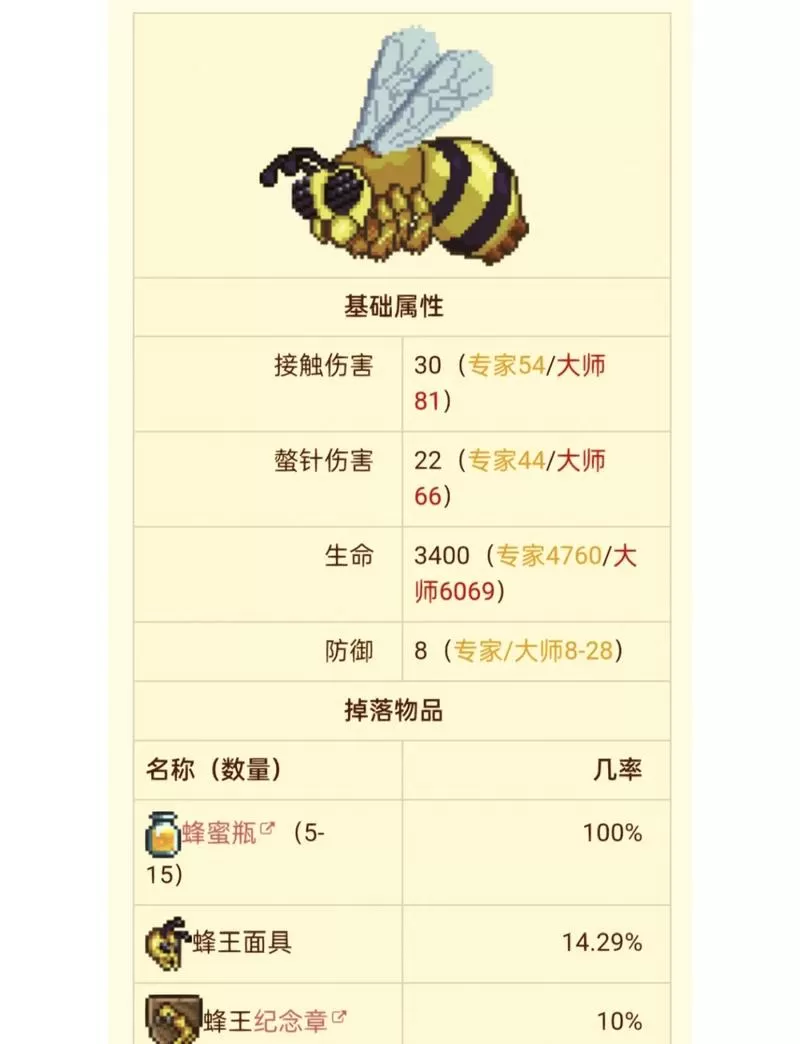 泰拉瑞亚蜂王出现条件