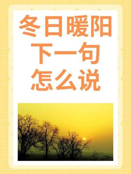 初冬暖阳安卓直装