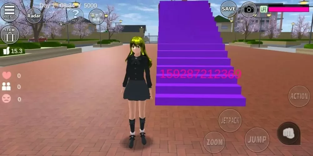 樱花校园女生模拟器英文版
