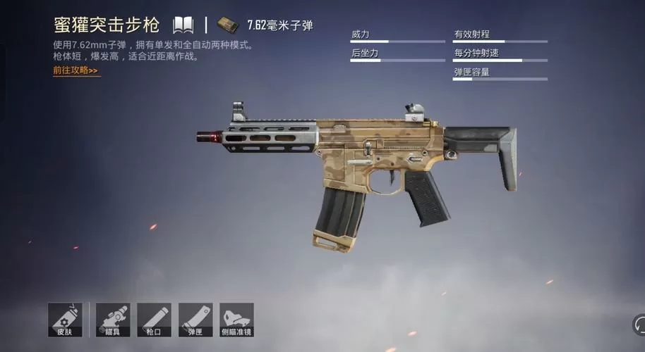 和平精英最厉害的突击步枪