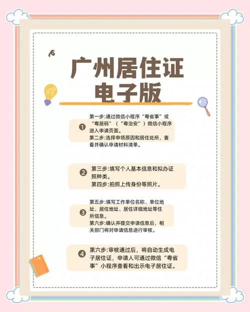 居住证续签的步骤