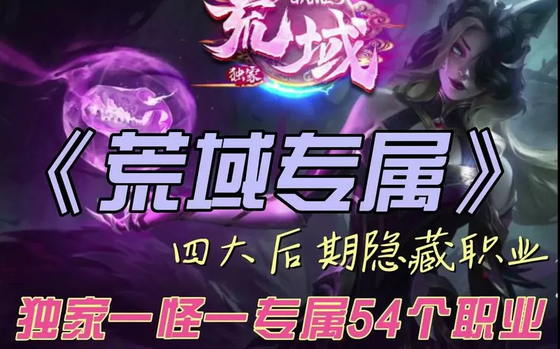 荒域专属传奇隐藏职业攻略