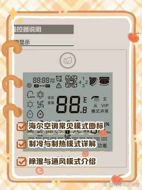 海尔空调遥控器出现w是怎么回事