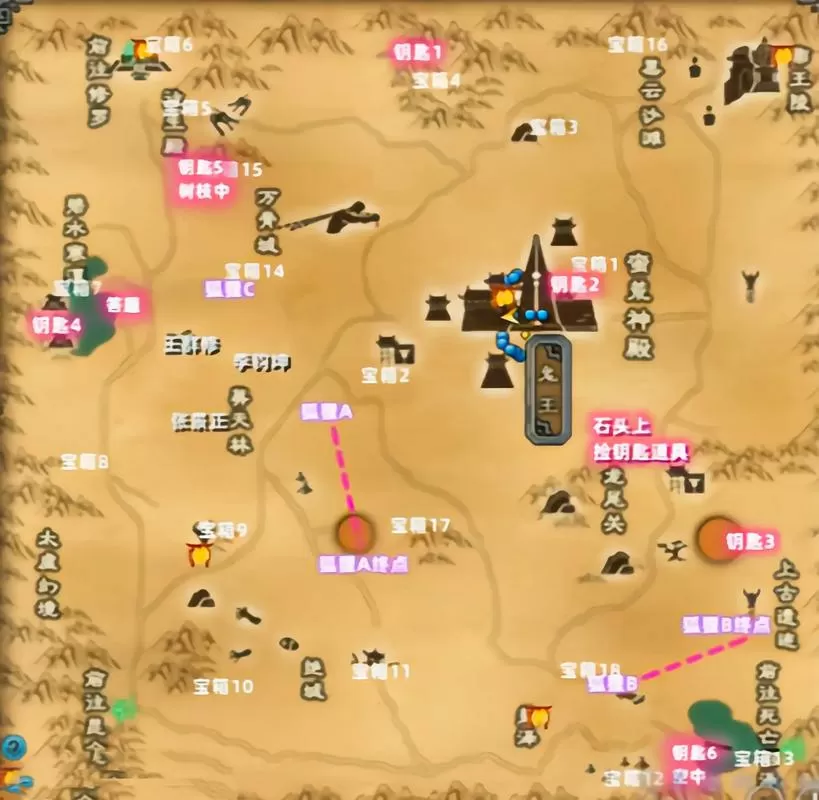诛仙3.3地图全图详细教程