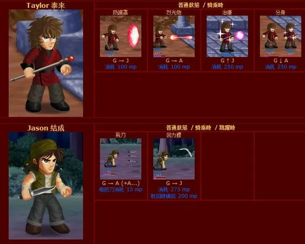 英雄大作战v0.7人物技能详解
