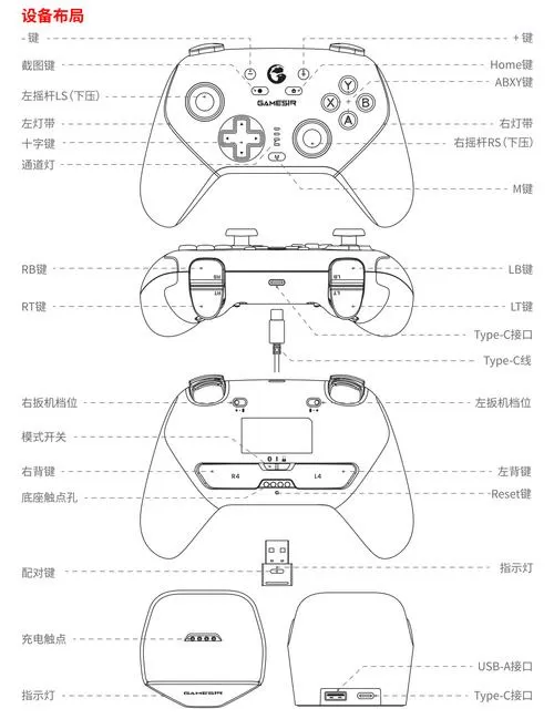 蓝牙手柄按键设置教程