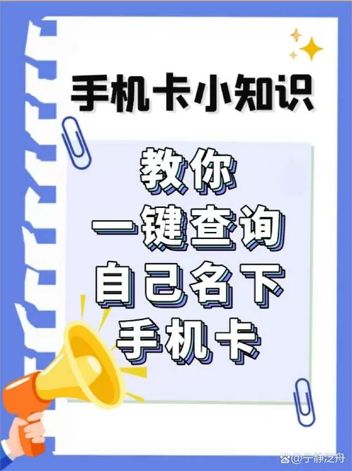 如何查个人名下手机卡有几张