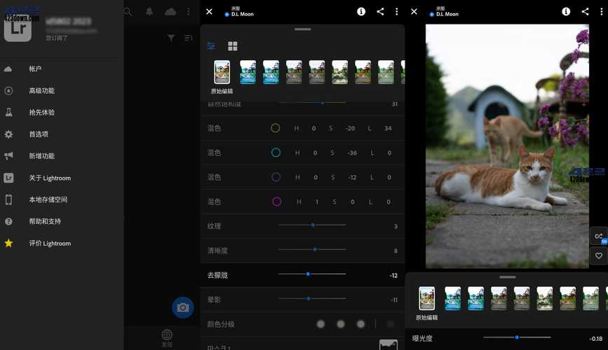 lightroom破解版安卓版黑色版免墙版
