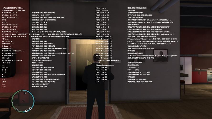 GTA4内置作弊菜单无限制版