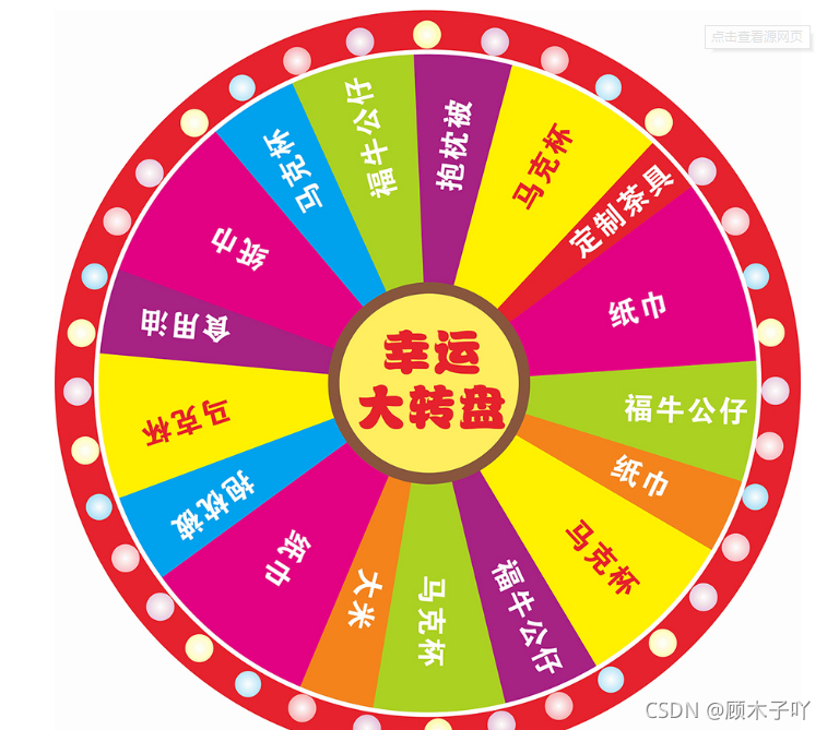 转盘抽奖生成器
