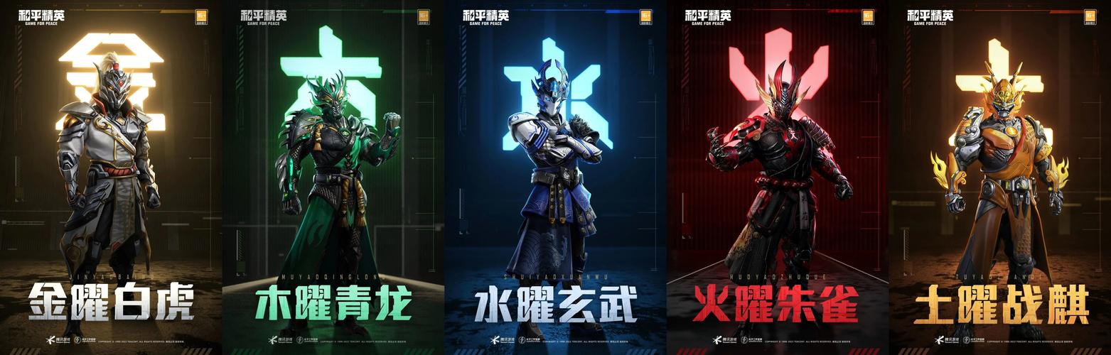 和平精英五曜套装免费领取