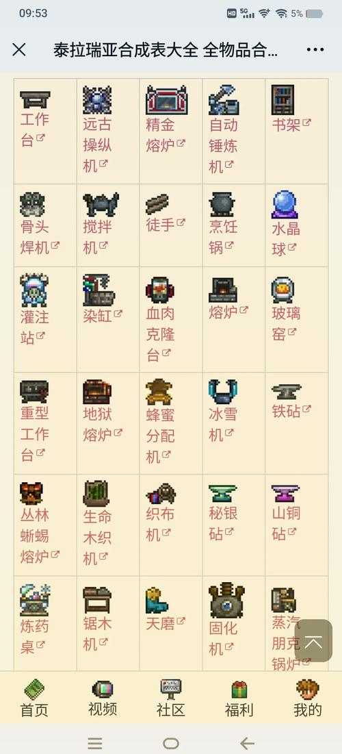 泰拉瑞亚合成表助手