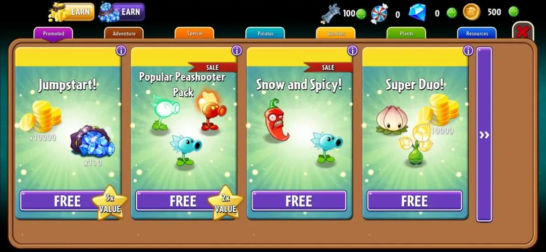 pvz2国际版汉化商店布丁安装免广告