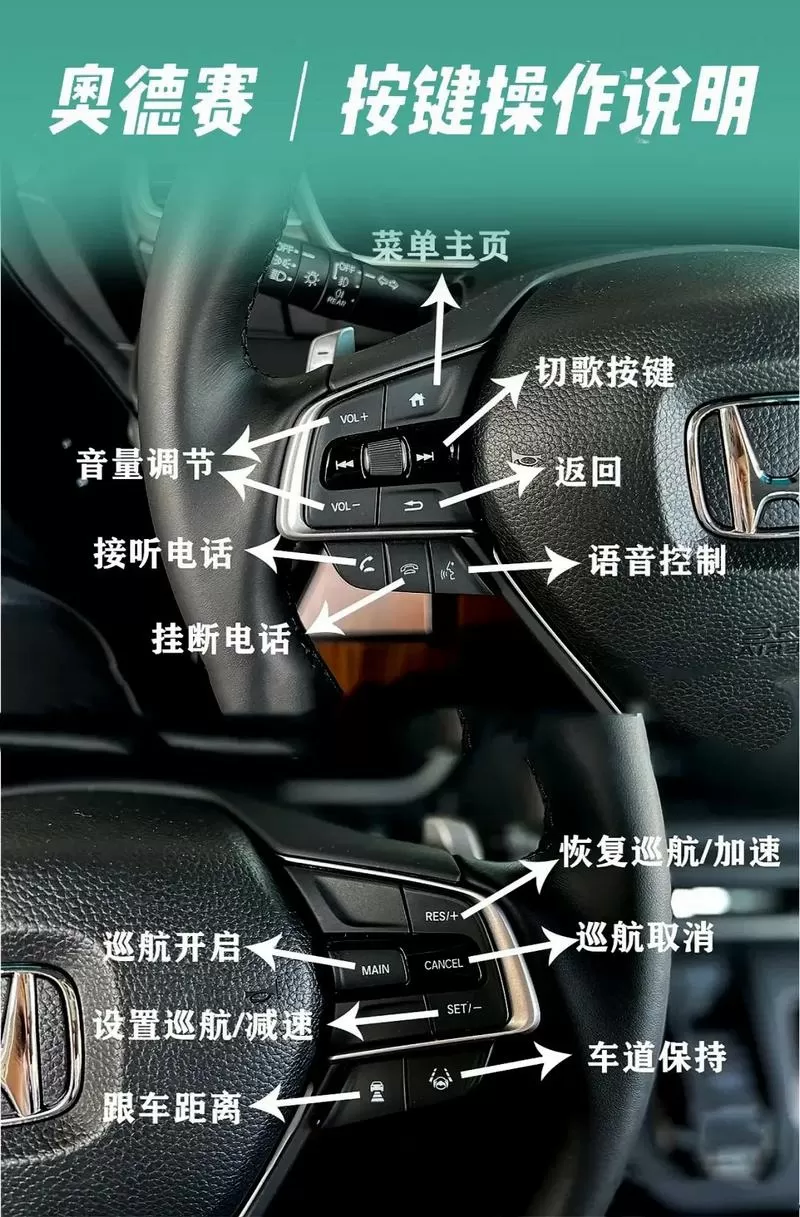 奥德赛中控台使用说明
