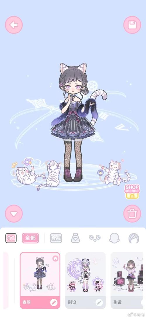 猫咪日记动漫公主换装聚合盒子
